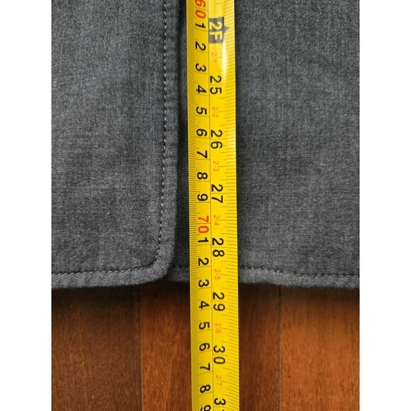 Vintage Delta Flight Uniform Suit Jacket Gray Women 12 Tall Gold Buttons - Picture 5 of 7